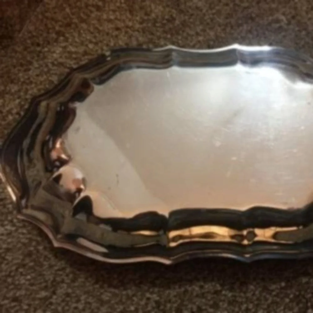 VTG  FB Rogers Chippendale plated dish